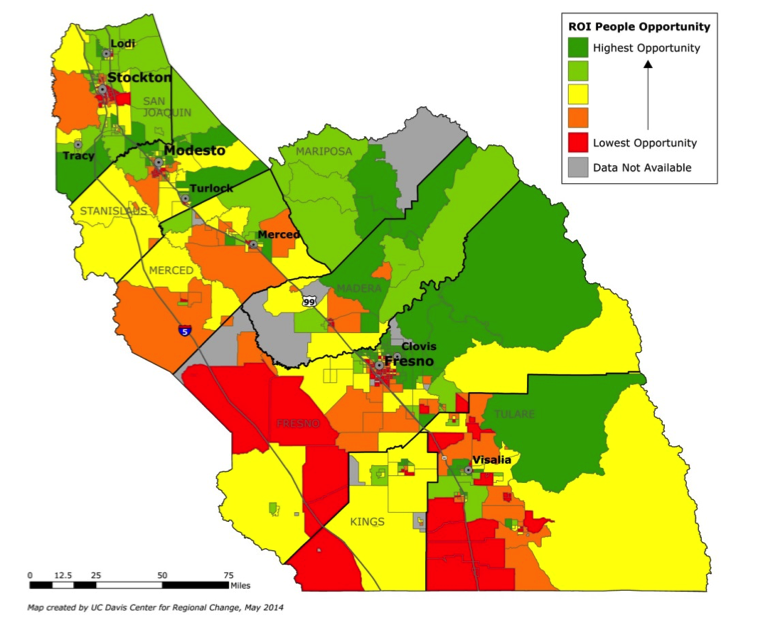 San Joaquin Valley Map