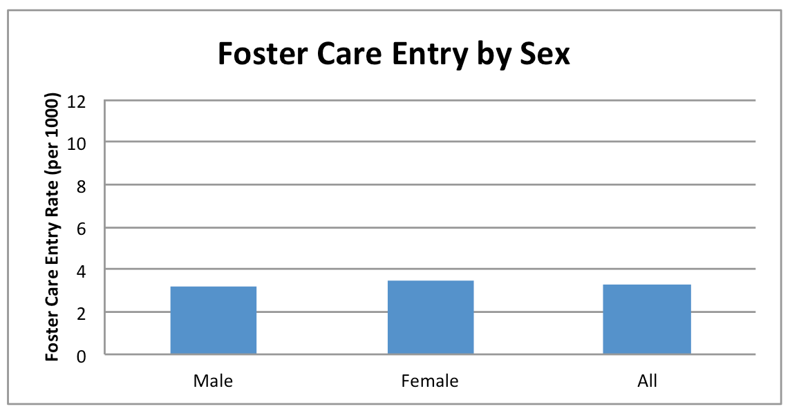 Foster Care Entry by Sex